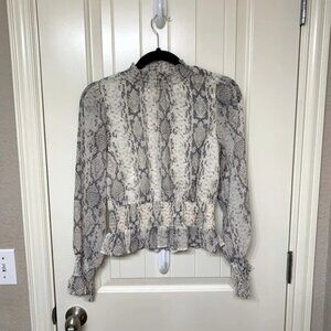 Japna Snakeskin Blouse